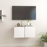 NNEVL Hanging TV Cabinet White and Sonoma Oak 60x30x30 cm