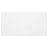 NNEVL Hanging TV Cabinets 2 pcs White and Sonoma Oak 60x30x30 cm