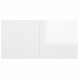 NNEVL Hanging TV Cabinet High Gloss White 60x30x30 cm