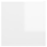 NNEVL Hanging TV Cabinet High Gloss White 60x30x30 cm