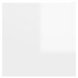 NNEVL Hanging TV Cabinets 2 pcs High Gloss White 60x30x30 cm