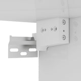 NNEVL Hanging TV Cabinets 2 pcs High Gloss White 60x30x30 cm