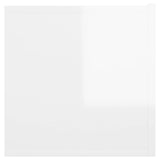 NNEVL Hanging TV Cabinets 3 pcs High Gloss White 60x30x30 cm