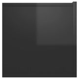 NNEVL Hanging TV Cabinet High Gloss Black 60x30x30 cm