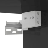 NNEVL Hanging TV Cabinet High Gloss Black 60x30x30 cm