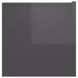 NNEVL Hanging TV Cabinet High Gloss Grey 60x30x30 cm