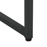 NNEVL Sideboard Black 105x35x75 cm Steel