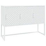 NNEVL Sideboard White 105x35x75 cm Steel