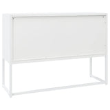 NNEVL Sideboard White 105x35x75 cm Steel