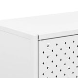 NNEVL Sideboard White 105x35x75 cm Steel
