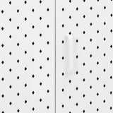 NNEVL Sideboard White 105x35x75 cm Steel