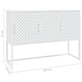 NNEVL Sideboard White 105x35x75 cm Steel