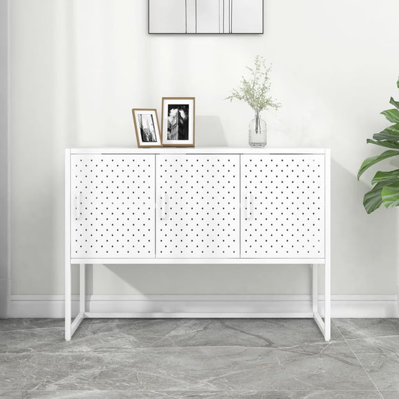 NNEVL Sideboard White 105x35x75 cm Steel