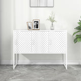 NNEVL Sideboard White 105x35x75 cm Steel