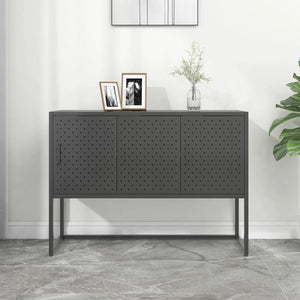 NNEVL Sideboard Anthracite 105x35x75 cm Steel