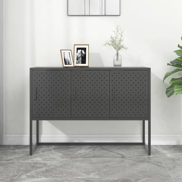 NNEVL Sideboard Anthracite 105x35x75 cm Steel