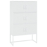 NNEVL Highboard White 80x35x135 cm Steel
