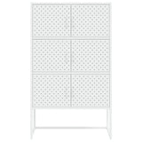 NNEVL Highboard White 80x35x135 cm Steel