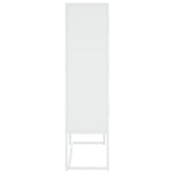 NNEVL Highboard White 80x35x135 cm Steel