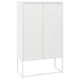 NNEVL Highboard White 80x35x135 cm Steel