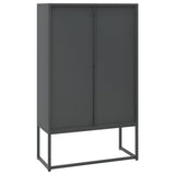 NNEVL Highboard Anthracite 80x35x135 cm Steel