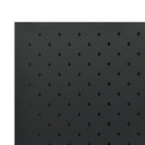 NNEVL 6-Panel Room Divider Black 240x180 cm Steel