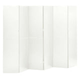 NNEVL 6-Panel Room Divider White 240x180 cm Steel