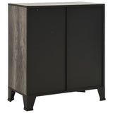 NNEVL Storage Cabinet Grey 72x36x82 cm Metal and MDF