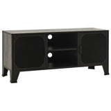 NNEVL TV Cabinet Grey 105x36x47 cm Metal and MDF