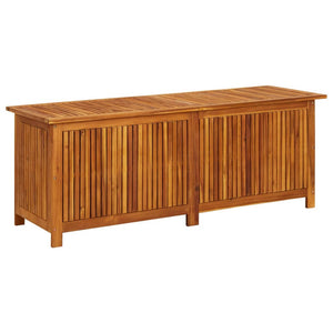 NNEVL Garden Storage Box 150x50x58 cm Solid Wood Acacia