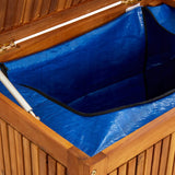 NNEVL Garden Storage Box 150x50x58 cm Solid Wood Acacia