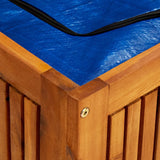 NNEVL Garden Storage Box 150x50x58 cm Solid Wood Acacia