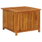 NNEVL Garden Storage Box 75x75x58 cm Solid Wood Acacia