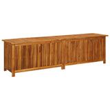 NNEVL Garden Storage Box 200x50x58 cm Solid Wood Acacia