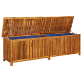 NNEVL Garden Storage Box 200x50x58 cm Solid Wood Acacia