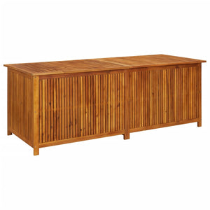 NNEVL Garden Storage Box 200x80x75 cm Solid Wood Acacia