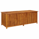 NNEVL Garden Storage Box 200x80x75 cm Solid Wood Acacia