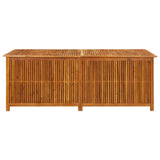 NNEVL Garden Storage Box 200x80x75 cm Solid Wood Acacia