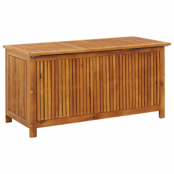 NNEVL Garden Storage Box 113x50x58 cm Solid Acacia Wood