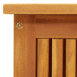 NNEVL Garden Storage Box 113x50x58 cm Solid Acacia Wood