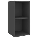 NNEVL 5 Piece TV Cabinet Set Grey Chipboard