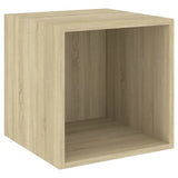 NNEVL 5 Piece TV Cabinet Set Sonoma Oak Chipboard