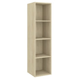 NNEVL 5 Piece TV Cabinet Set Sonoma Oak Chipboard