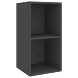 NNEVL 4 Piece TV Cabinet Set Grey Chipboard