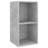 NNEVL 4 Piece TV Cabinet Set Concrete Grey Chipboard
