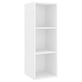 NNEVL Wall-mounted TV Cabinets 4 pcs White Chipboard
