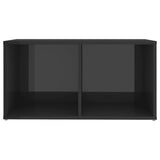 NNEVL TV Cabinets 2 pcs High Gloss Grey 72x35x36.5 cm Chipboard
