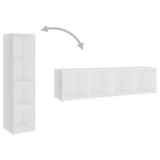 NNEVL TV Cabinets 2 pcs White 142.5x35x36.5 cm Chipboard
