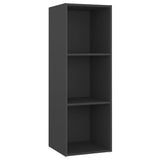 NNEVL TV Cabinets 2 pcs Grey 107x35x37 cm Chipboard