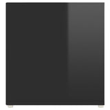 NNEVL TV Cabinets 2 pcs High Gloss Black 107x35x37 cm Engineered Wood